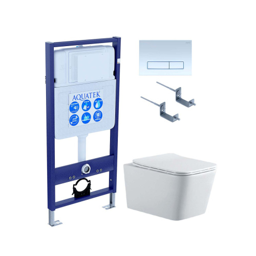 Сет унитаз + инсталляция Aquatek SET AQUATEK ЛИБРА N KDI21